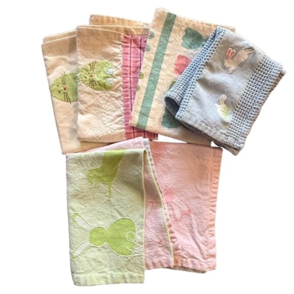 Tag Easter Kitchen Dish Towels Lot of 6 - Picture 1 of 13